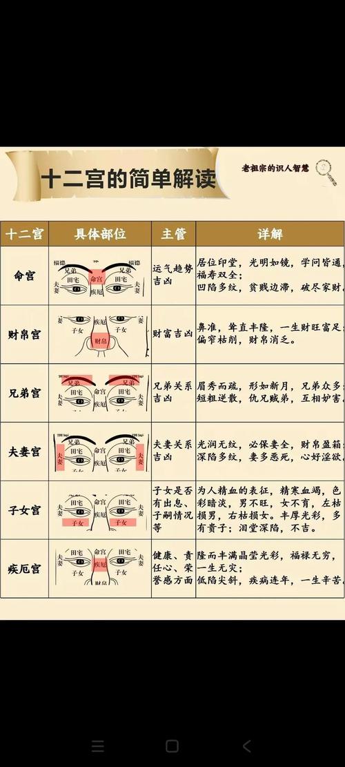 原來從面相可以看出人的一生