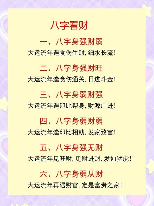 什么樣的八字財運好