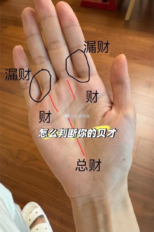 手紋錢財線 財源滾滾生活富足