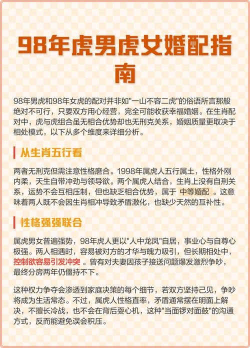 98年屬虎男的姻緣在哪年