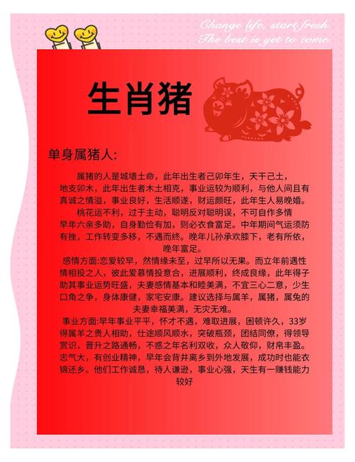 2025年屬豬人的全年運勢1971出生 屬豬人2025年全年運勢運程71年出生