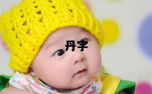 丹字取名的寓意和含義 女孩用丹字取名