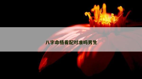 八字命格看配對(duì)準(zhǔn)嗎男生