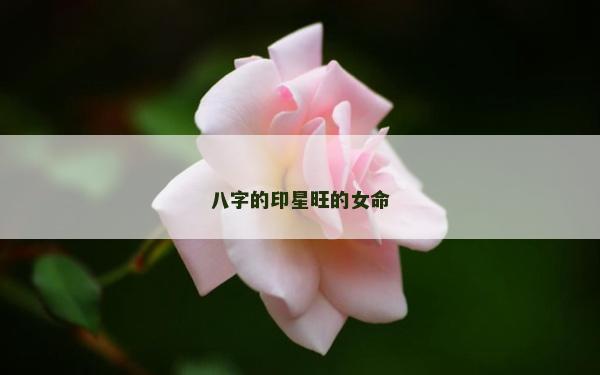 八字的印星旺的女命 八字的印星旺的女命