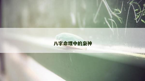 八字命理中的梟神